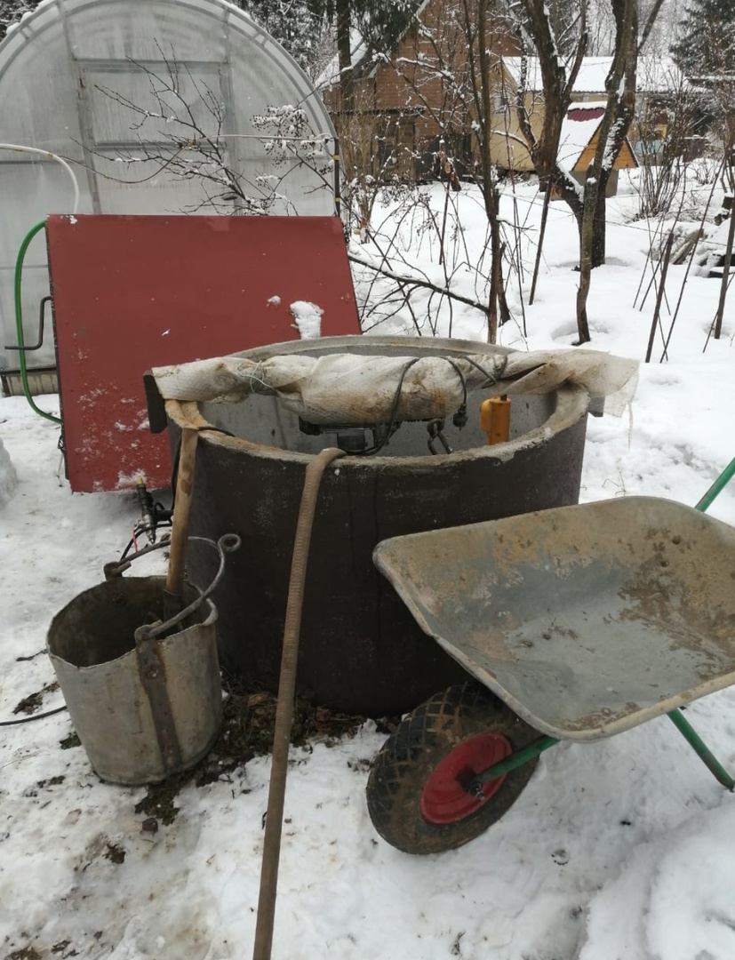 Инвентарь для чистки питьевого колодца в Пушкино